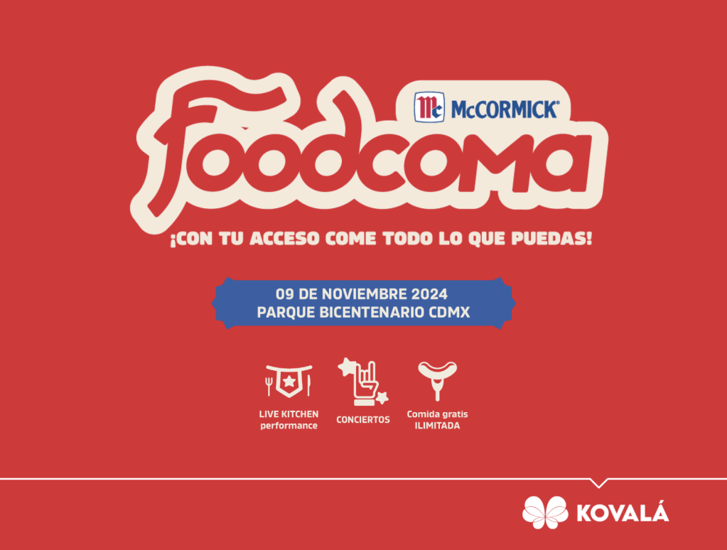 Descubre McCormick Foodcoma: Música y Comida en el norte de la&nbsp;CDMX